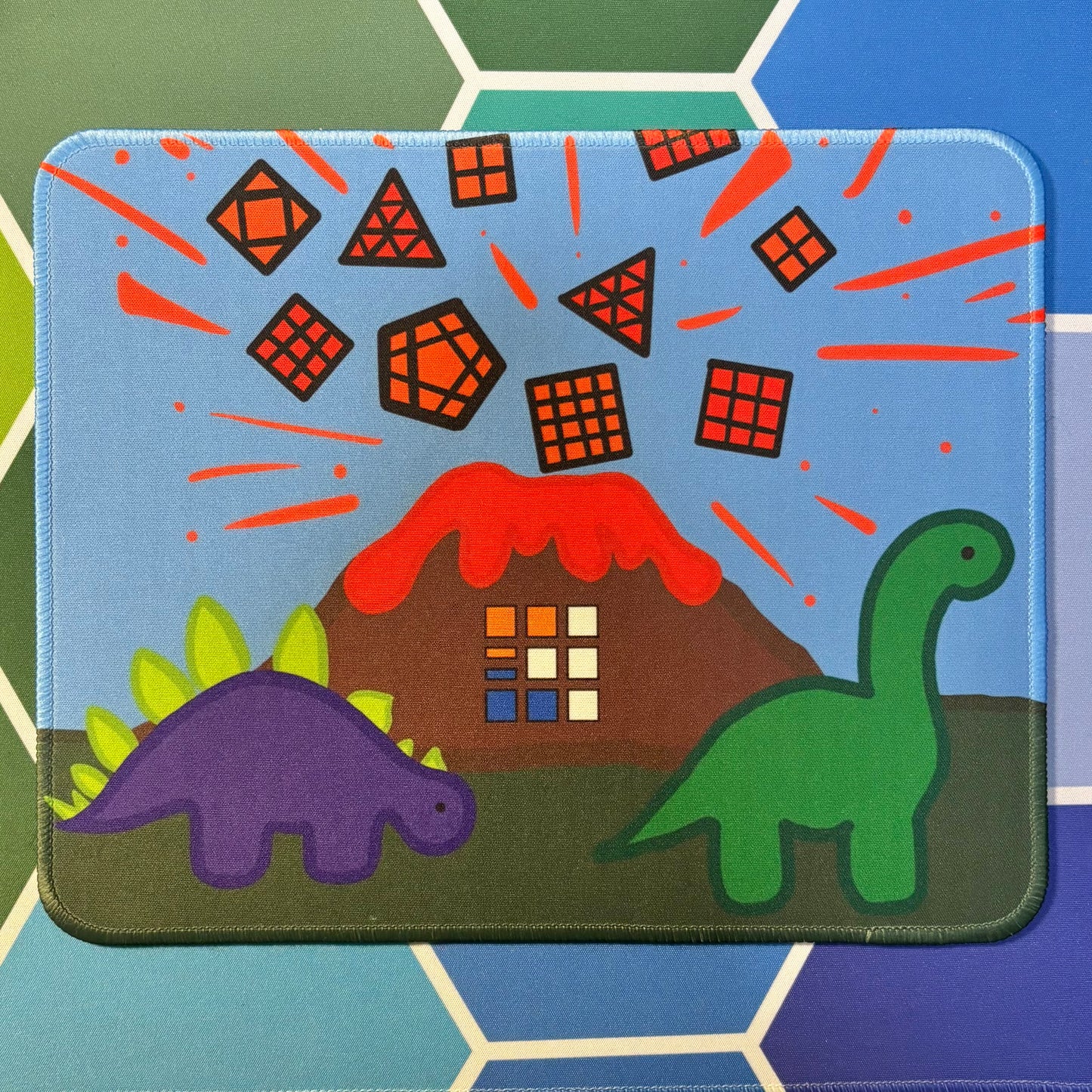 Dinosaur Volcano Mini Mat