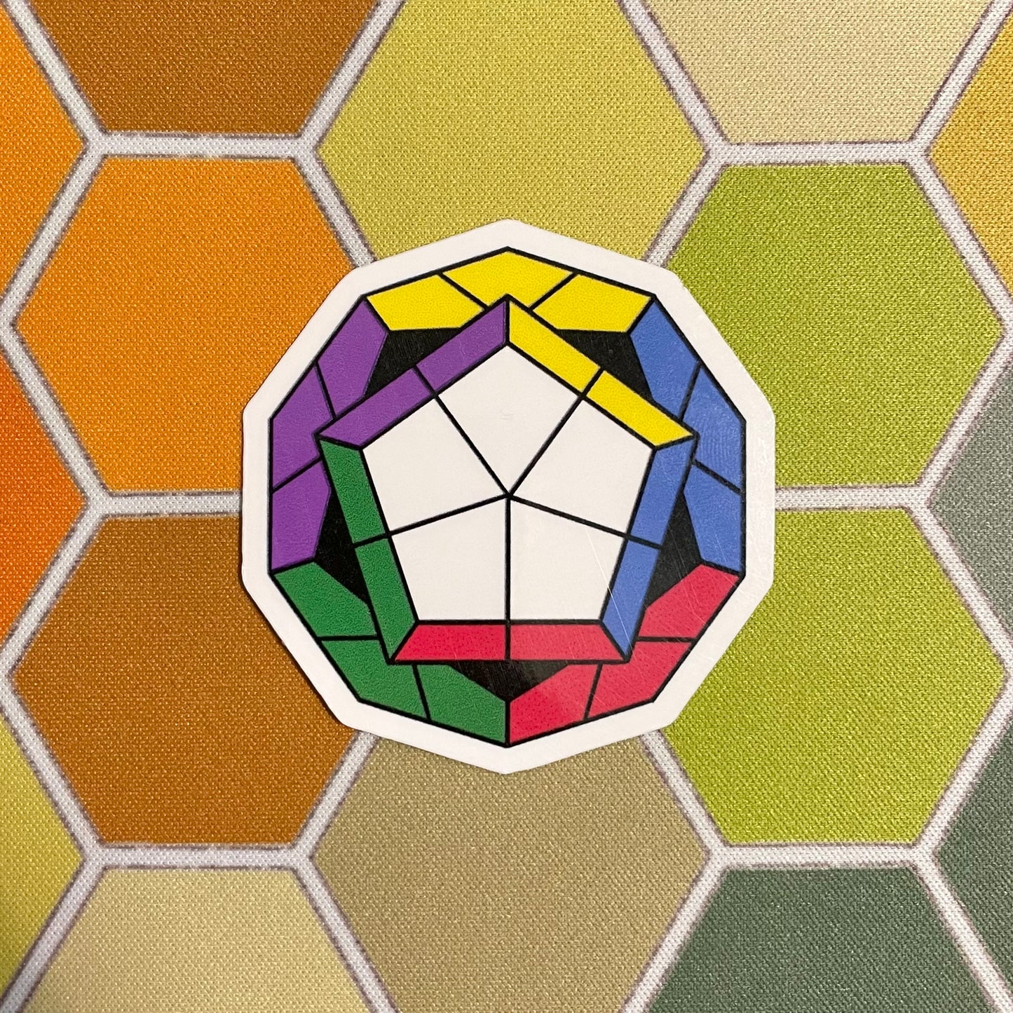 Kilominx Die Cut Sticker