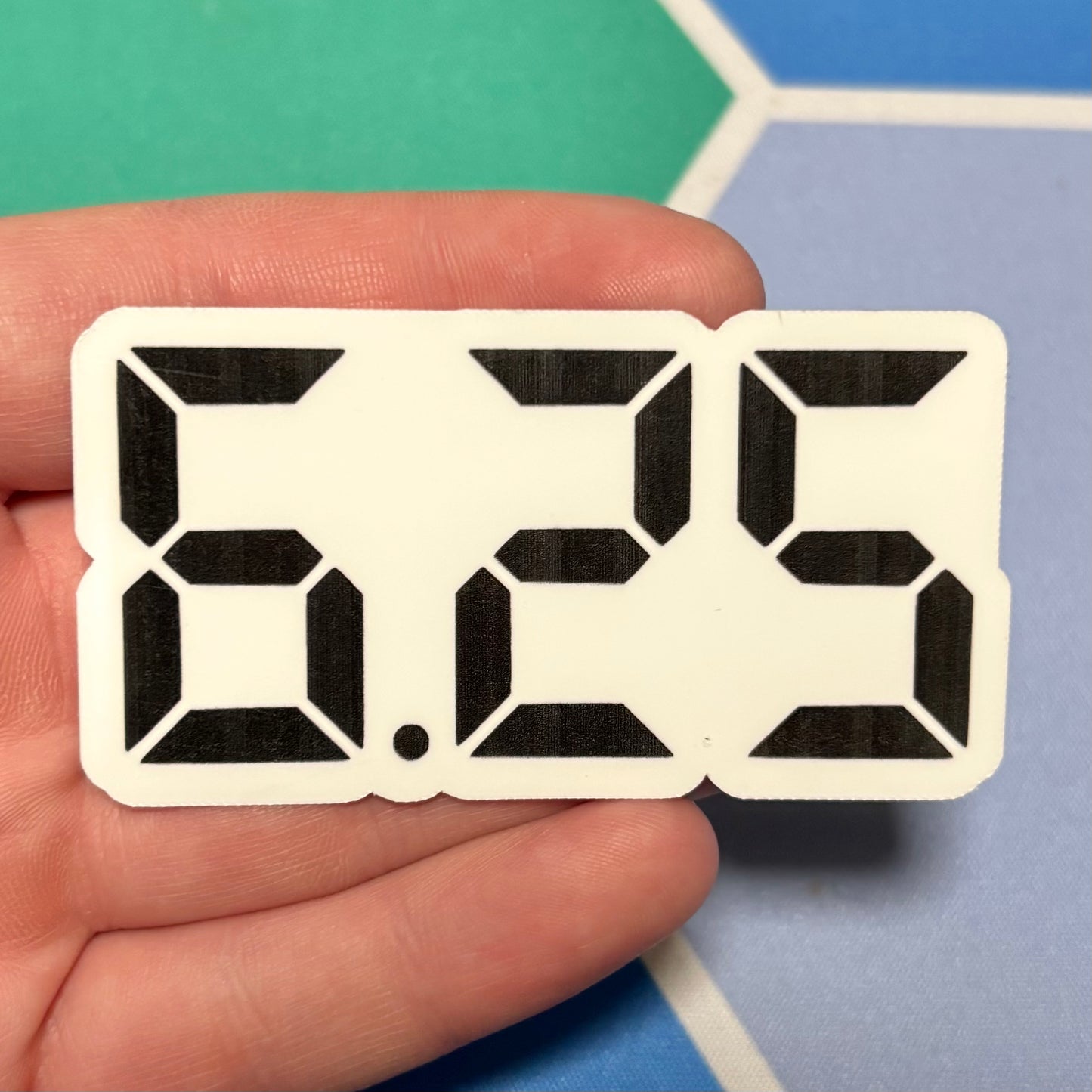 6.25 Die Cut Sticker