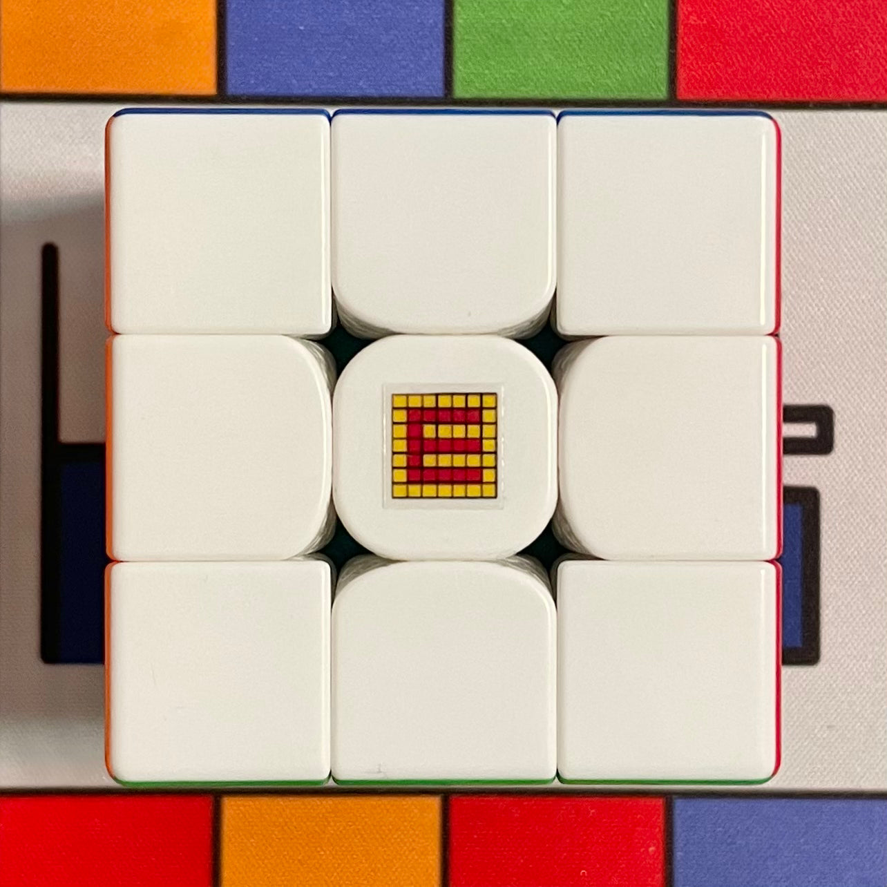 Mr. E. Fynn Cube Logo Sticker