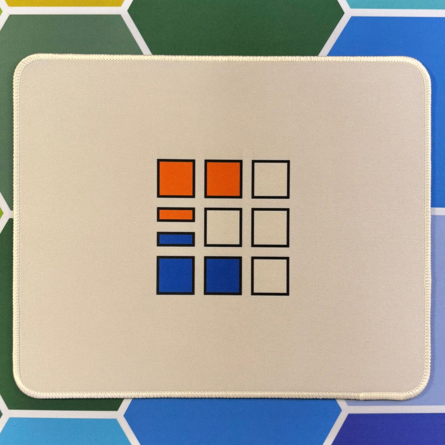 Light Beige Kanyons Cubes Mini Mat