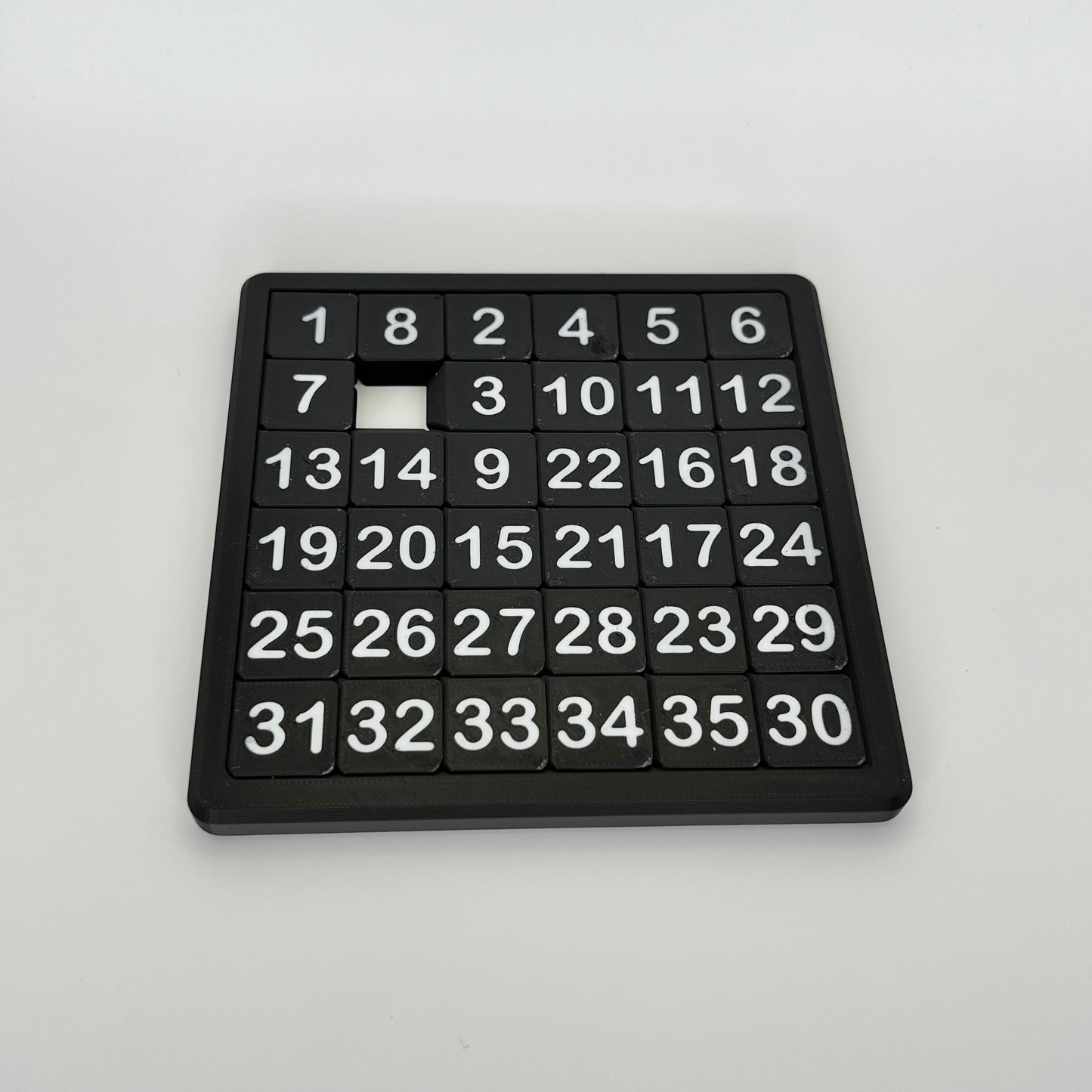 35 Number Sliding Puzzle