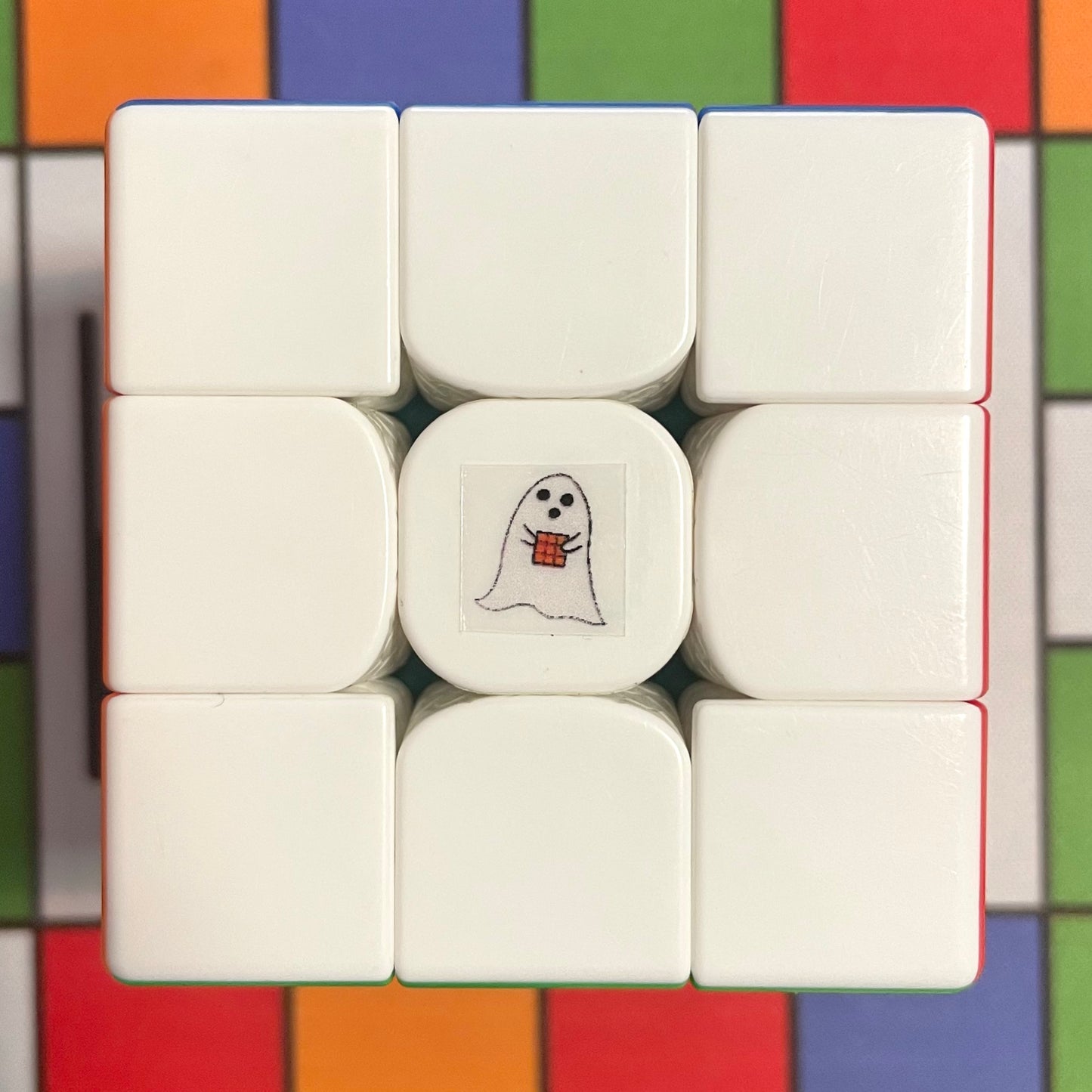 Ghost Cube Logo Sticker