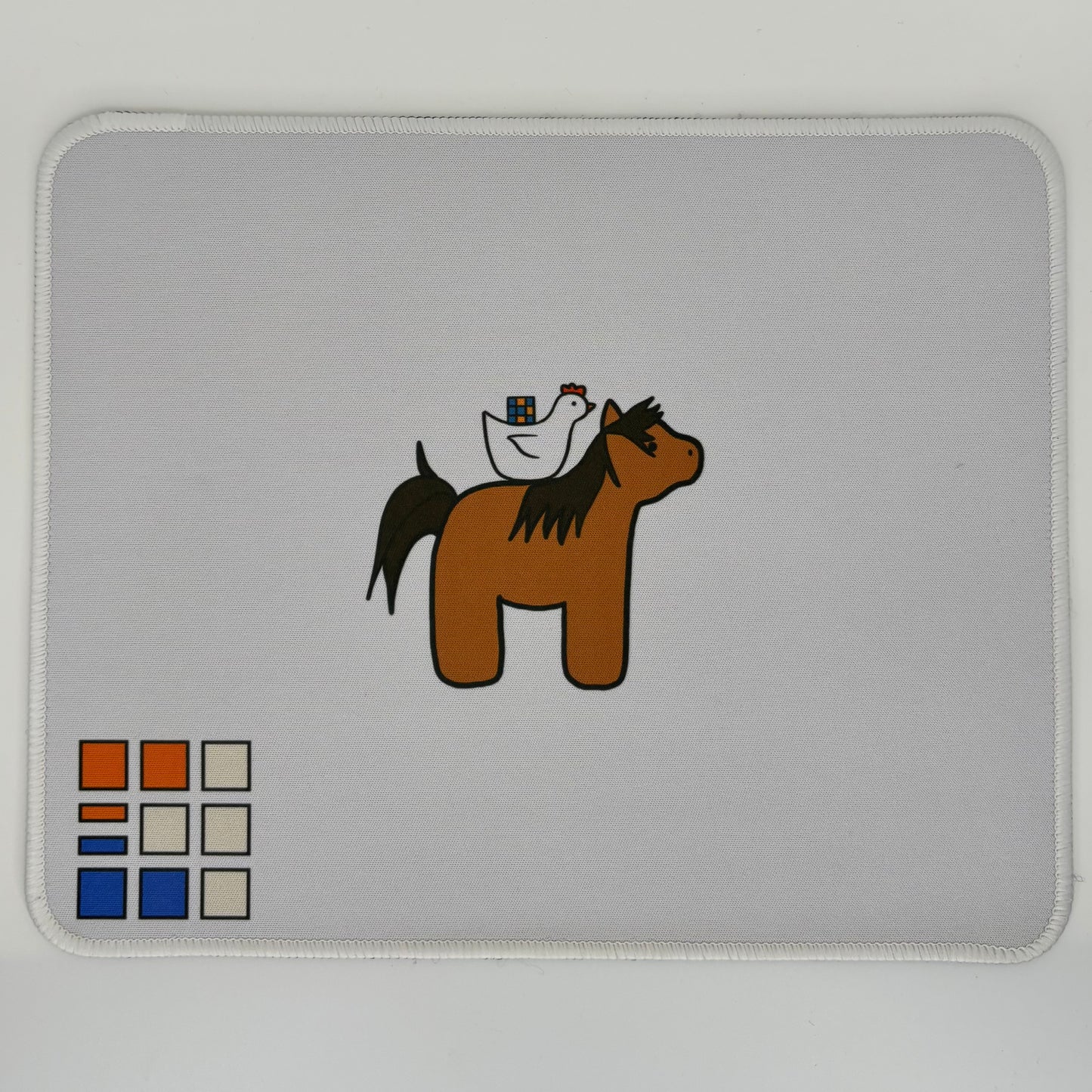 Horse Chicken Mini Mat