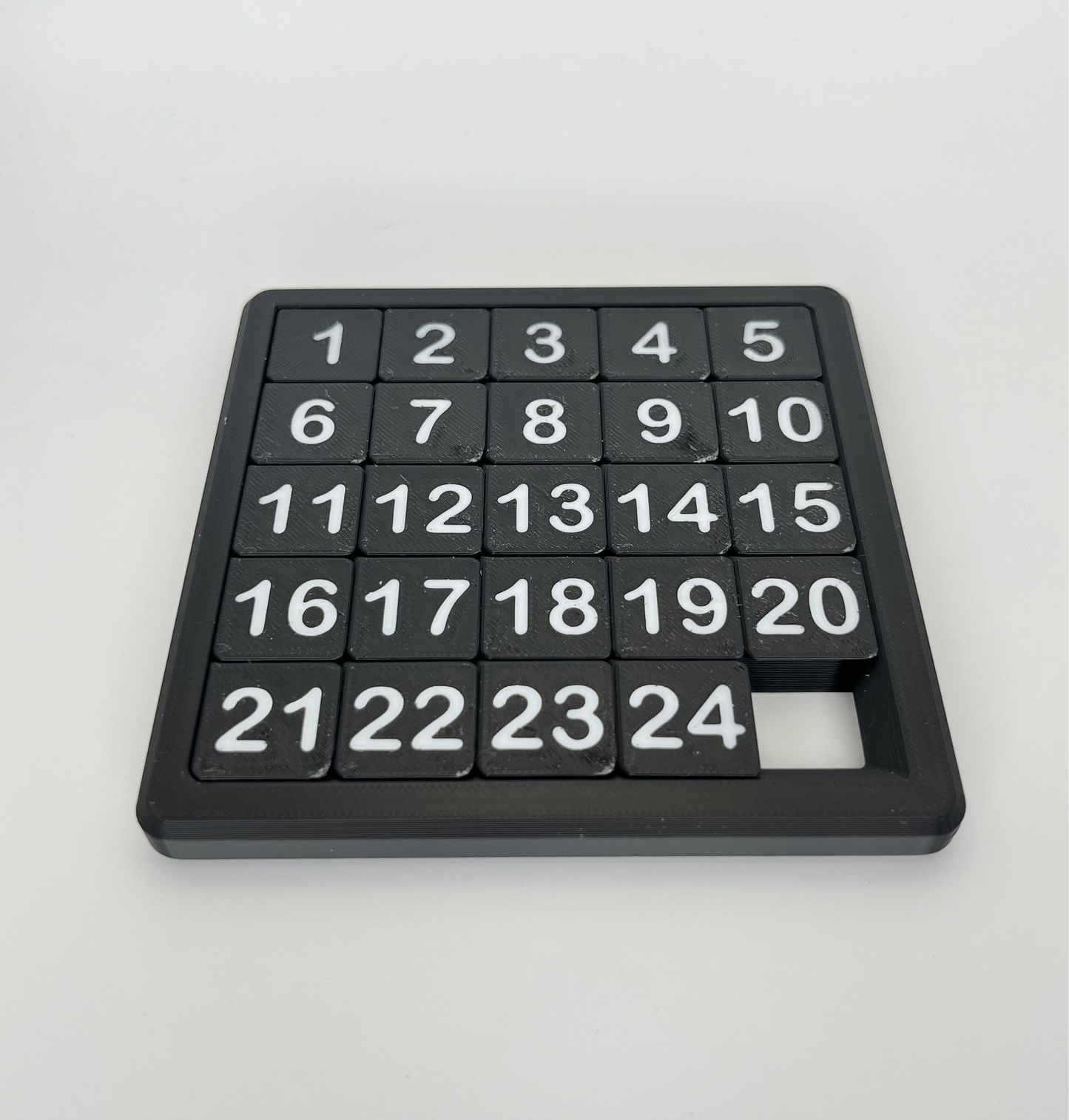 24 Number Sliding Puzzle