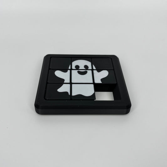 Happy Ghost 8 Sliding Puzzle