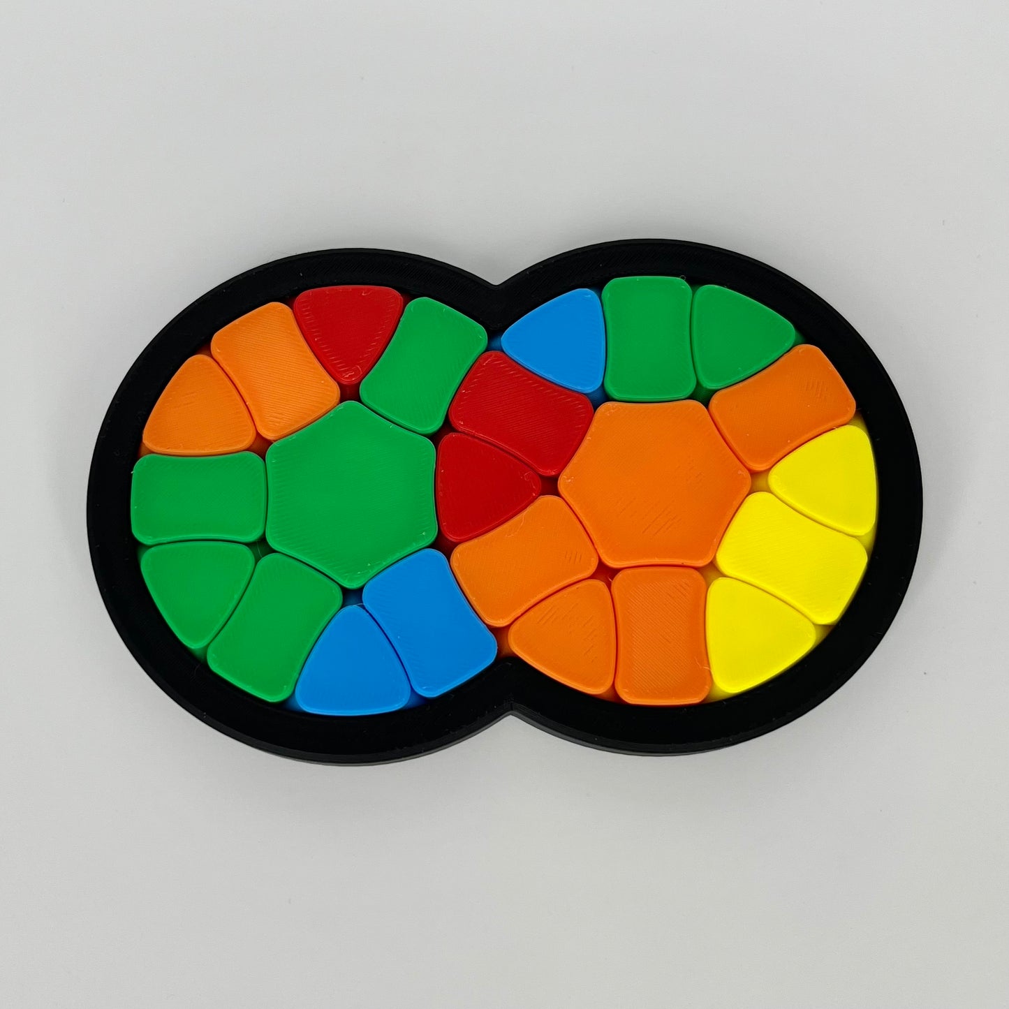 Kanyons 2-Circle Puzzle V2 (5 Color)