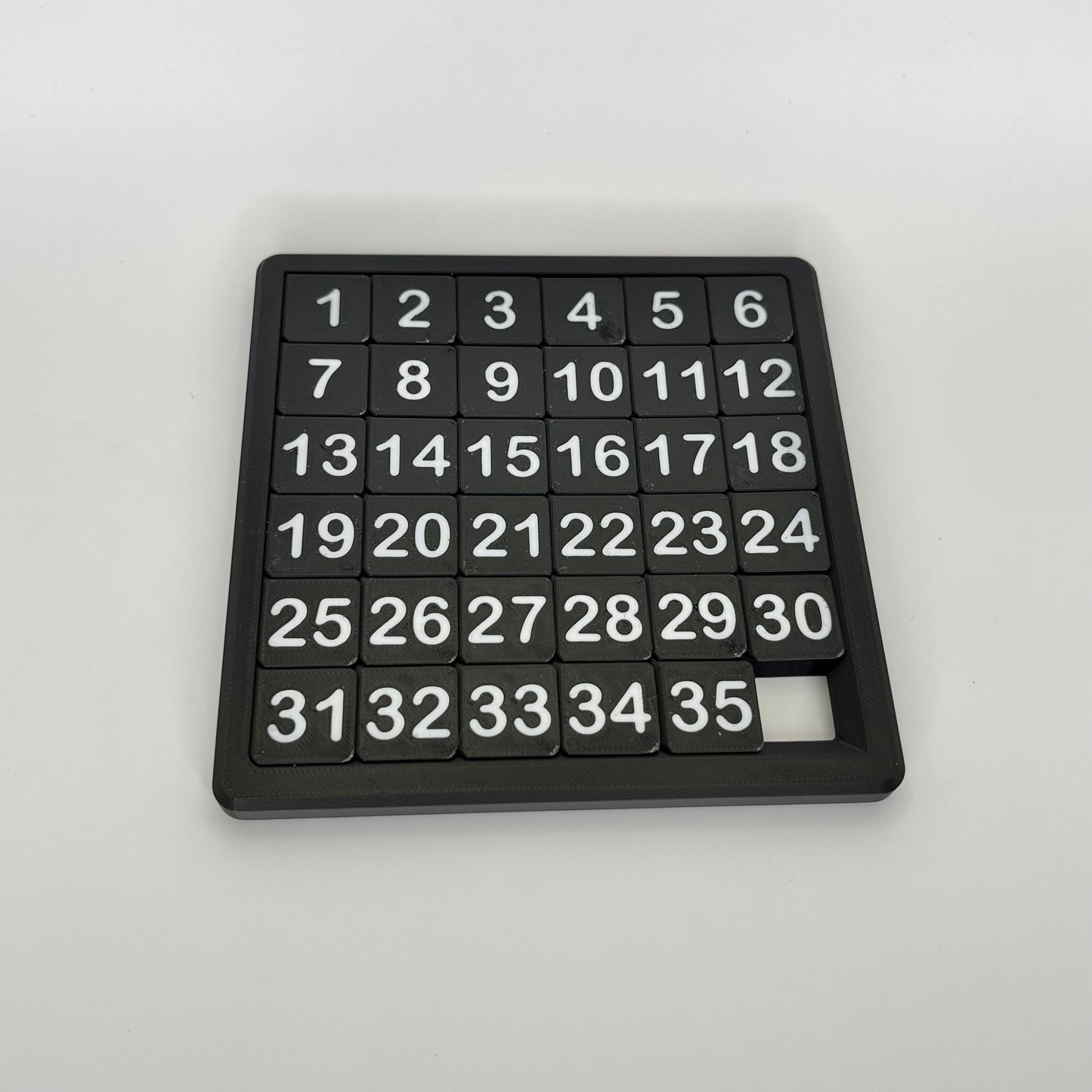 35 Number Sliding Puzzle