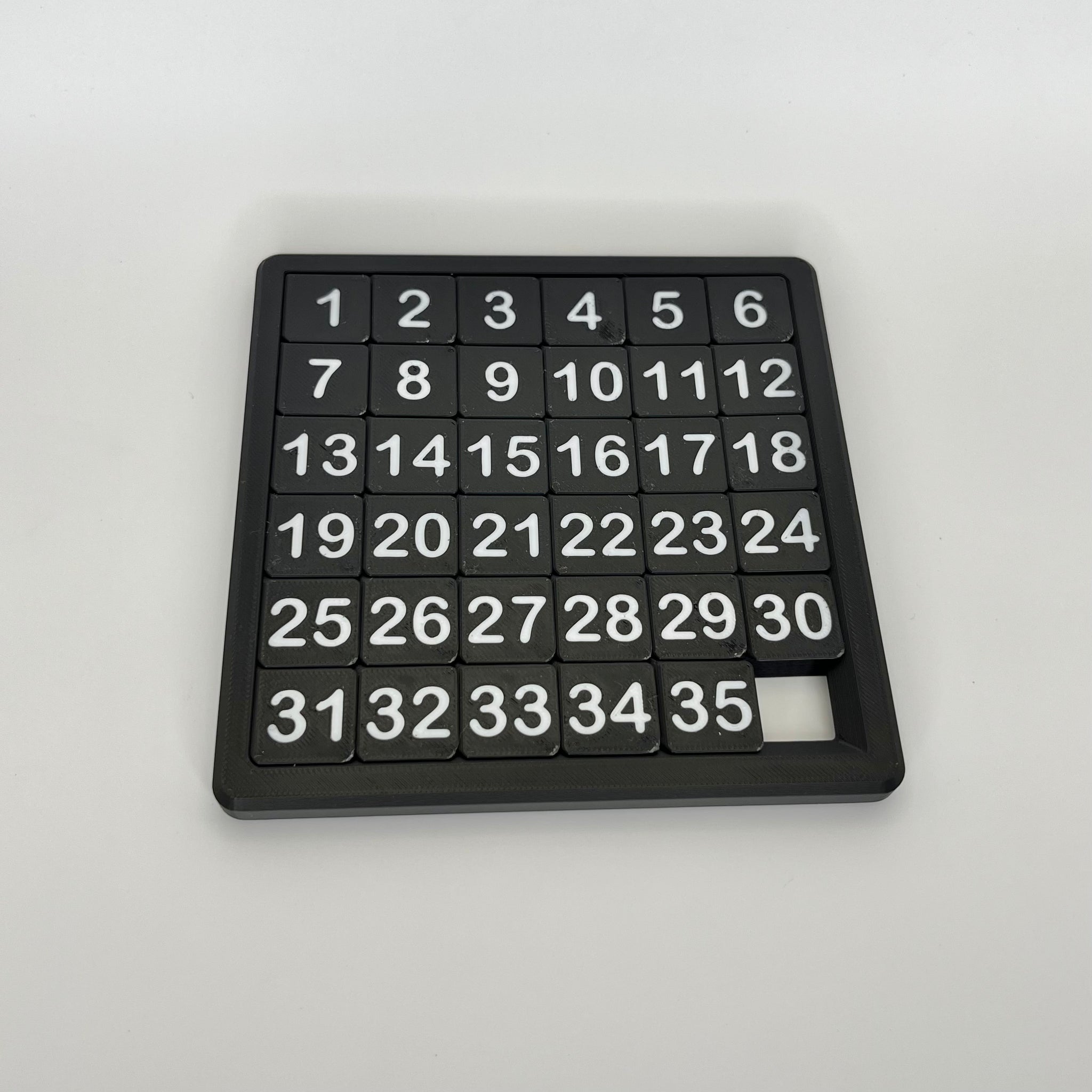35 Number Sliding Puzzle