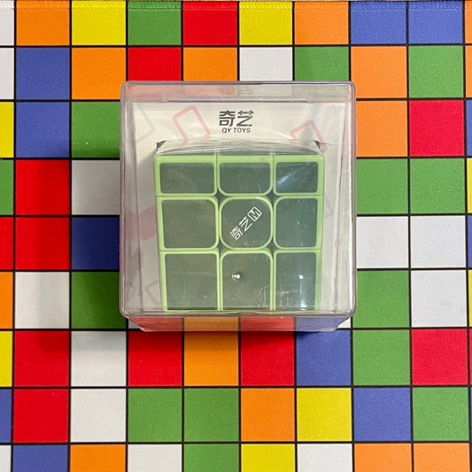 QiYi Green Tiled Mirror Cube Magnetic