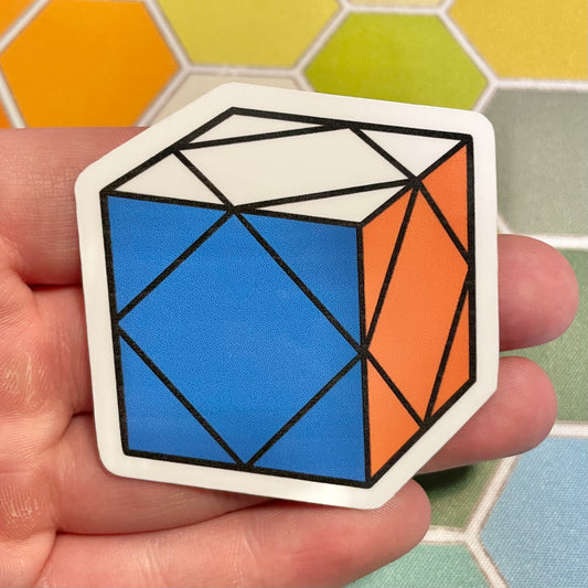 Skewb Die Cut Sticker