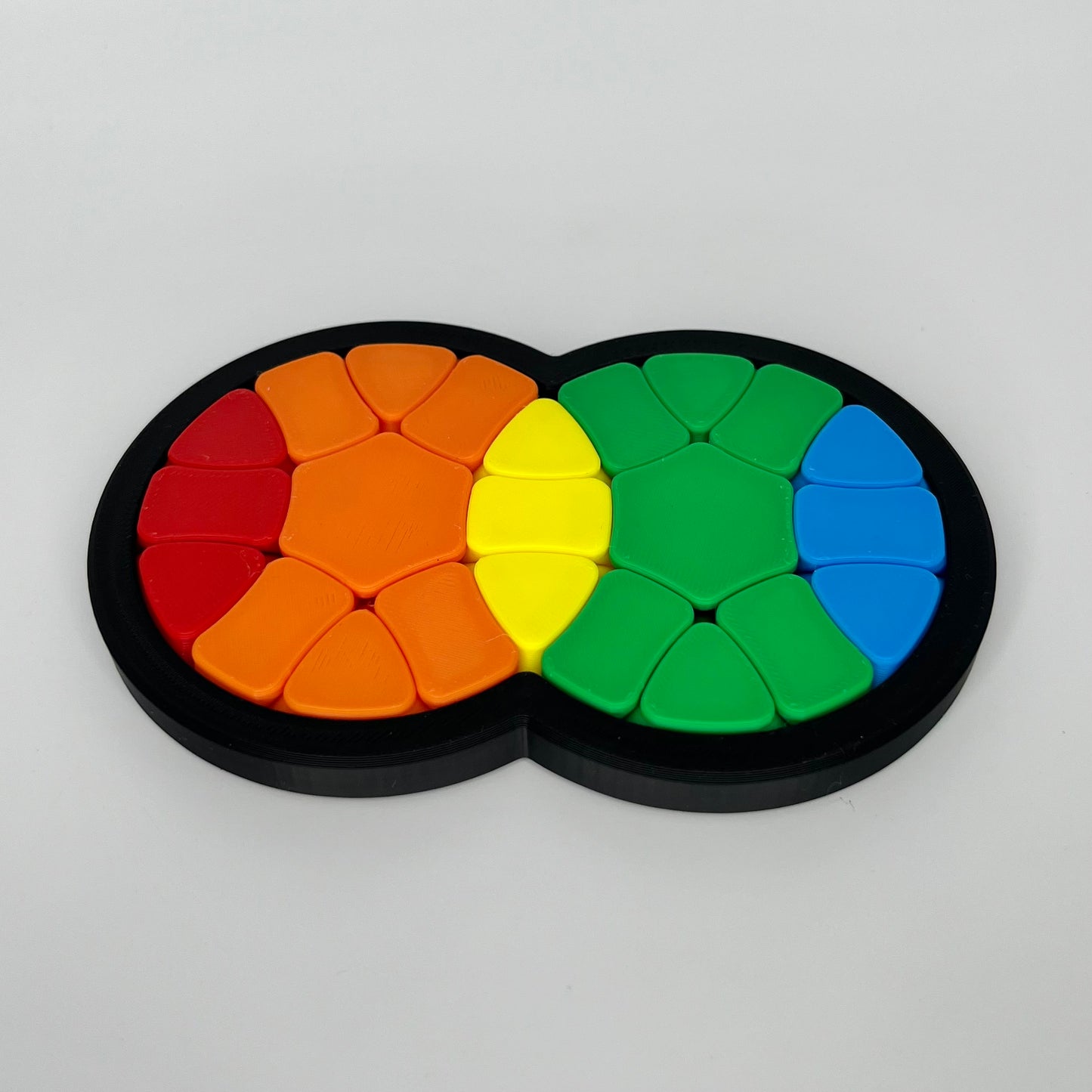 Kanyons 2-Circle Puzzle V2 (5 Color)