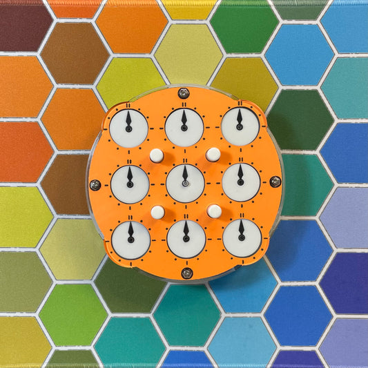 1x Orange Paper Insert For QiYi Clock