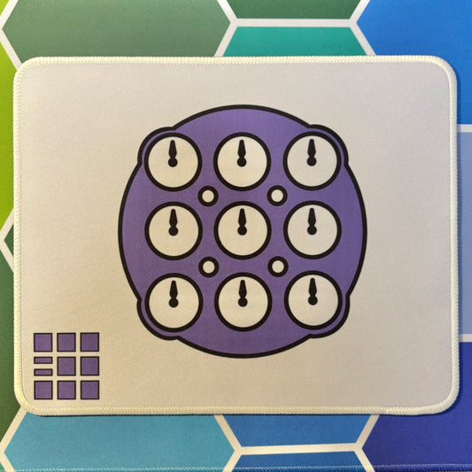 Purple Clock Mini Mat