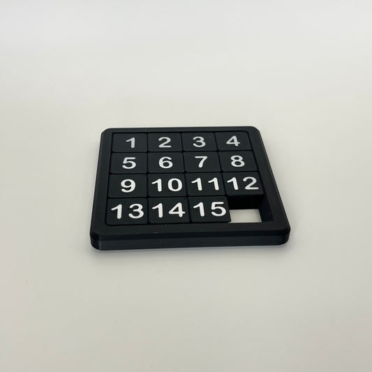 15 Number Sliding Puzzle