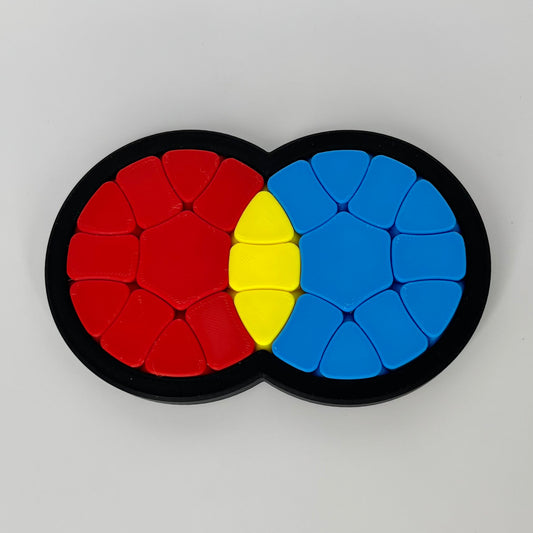 Kanyons 2-Circle Puzzle V2 (3 Color)