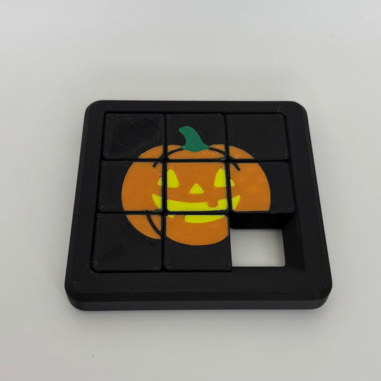 Pumpkin 8 Sliding Puzzle