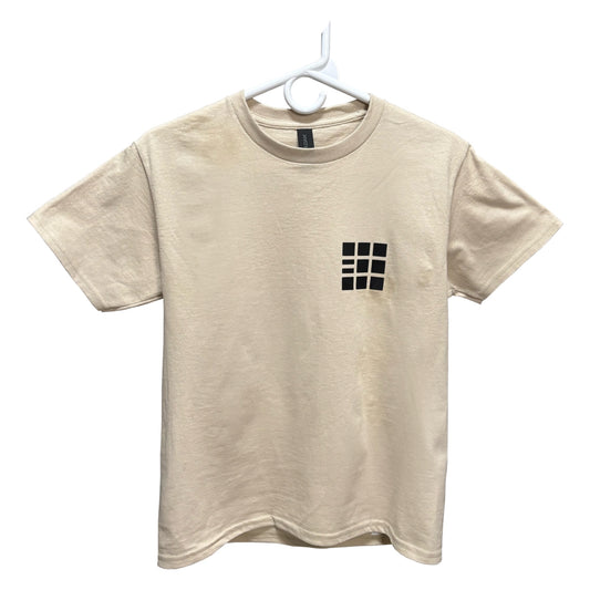 Beige Kanyons Cubes T-shirt V2